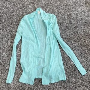 J. Crew lightweight teal cardigan